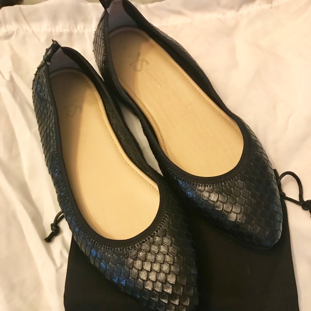 Yosi Samra Vienna 2 size 9 black flats